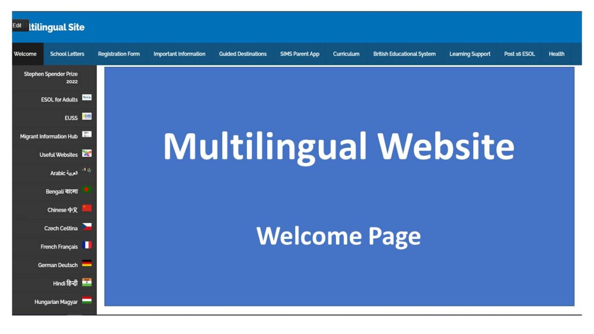 Improving parental engagement with the Multilingual Website project ...