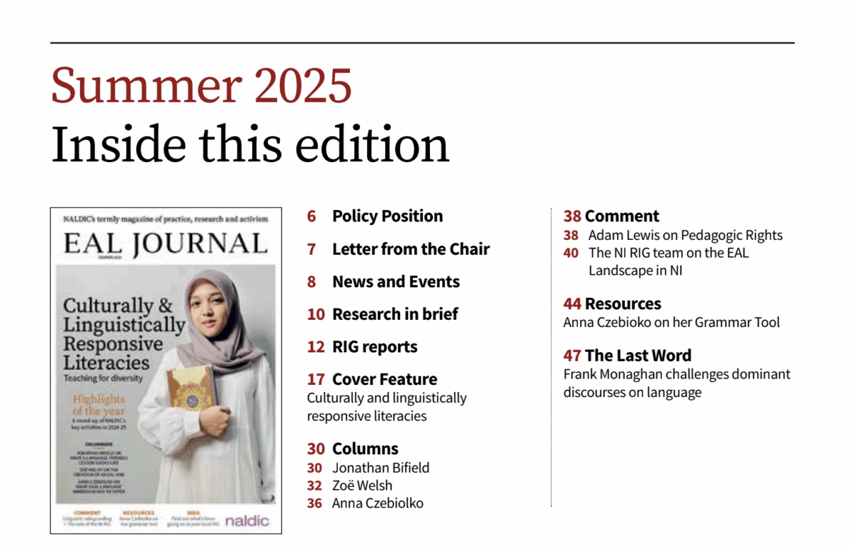 Issue contents page
